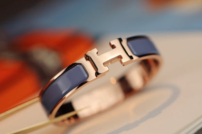 [Luxe Jewelry]H BRACELET 12MM BLUE GRAY