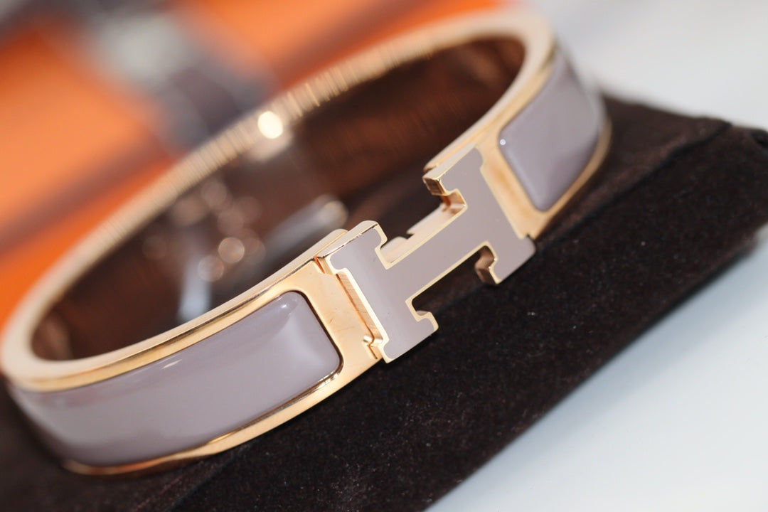 [Bijoux de luxe] Bracelet H 12 mm marron