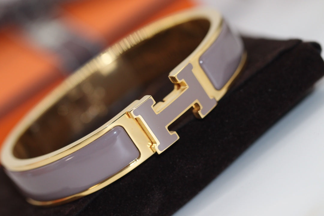 [Bijoux de luxe] Bracelet H 12 mm marron