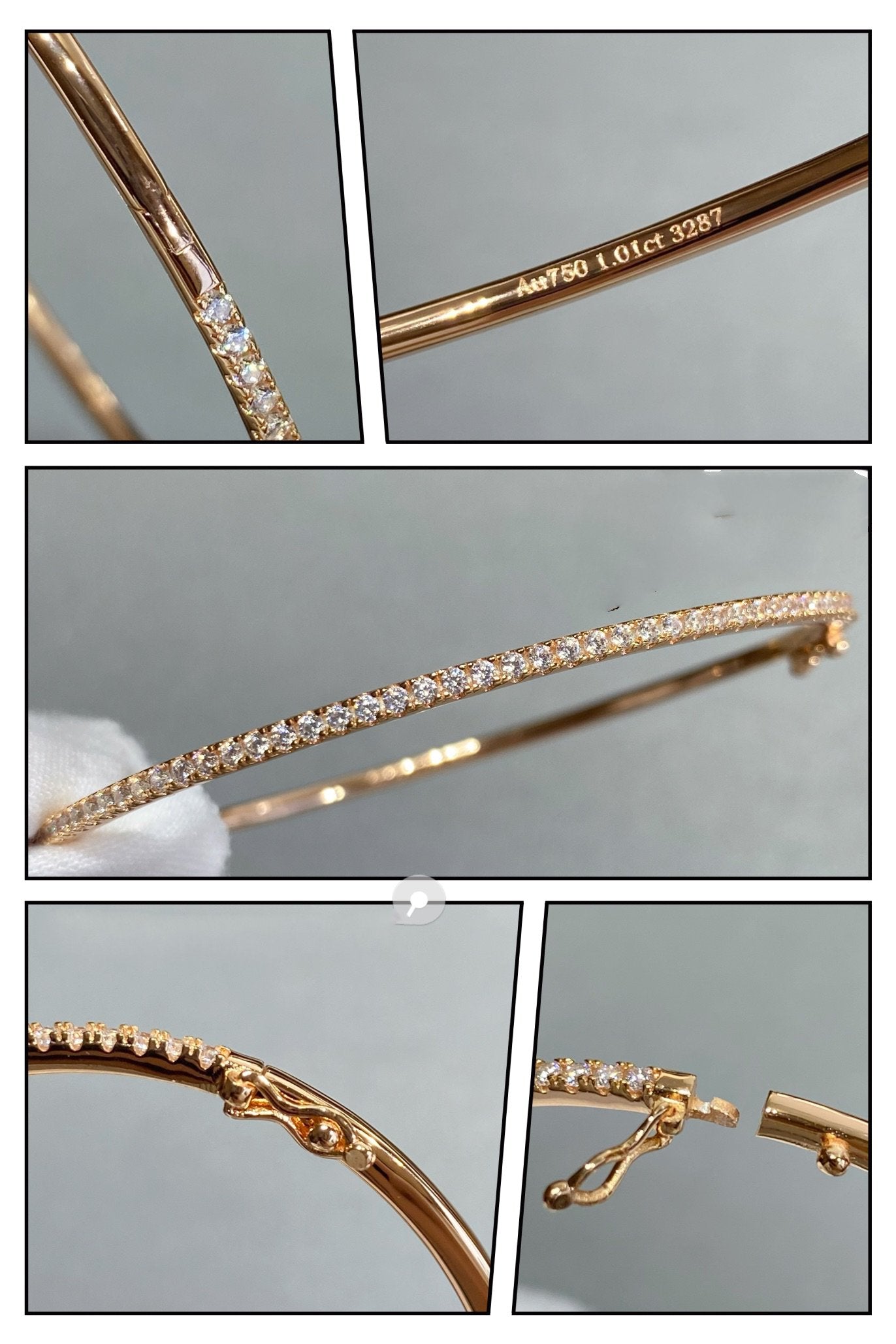 [Bijoux de luxe] MINI BRACELET TENNIS DIAMANT