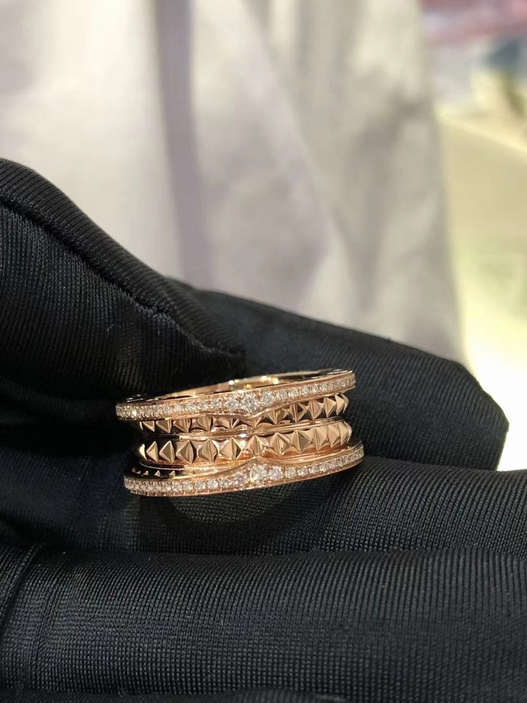 [Luxe Jewelry]ZERO 1 ROCK DIAMOND PINK GOLD
