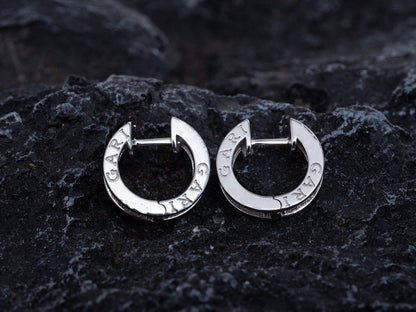 [Luxe Jewelry]ZERO 1 MINI SILVER DIAMOND EARRINGS