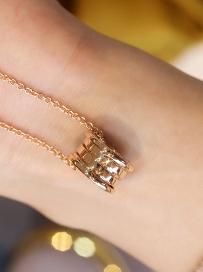 [Luxe Jewelry]ZERO 1 PINK GOLD NECKLACE