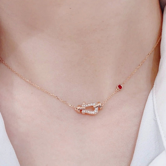[Bijoux de luxe] COLLIER FORCE 10 DIAMANTS EN OR ROSE