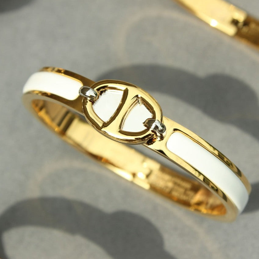 [Bijoux de luxe]BRACELET CLIC CHAINE EN OR