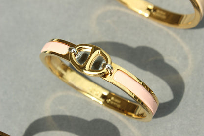 [Bijoux de luxe]BRACELET CLIC CHAINE EN OR