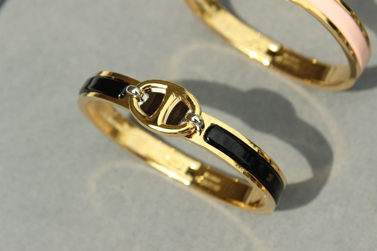 [Bijoux de luxe]BRACELET CLIC CHAINE EN OR