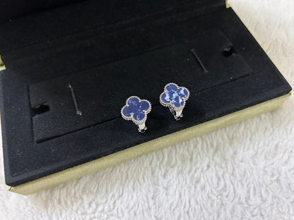 [Bijoux de luxe]Boucles d'oreilles moyennes en pierre de trèfle
