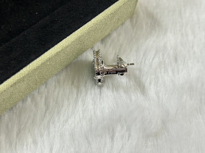 [Bijoux de luxe]Boucles d'oreilles moyennes en pierre de trèfle