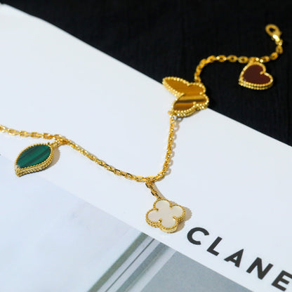 [Bijoux de luxe] Bracelet en or LUCKY SPRING à 5 motifs 