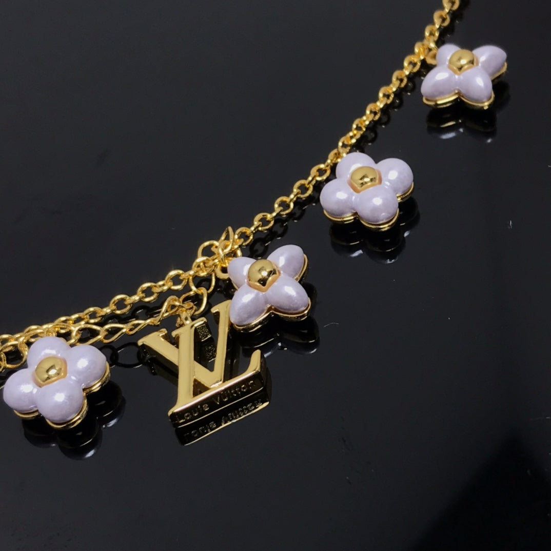 [Bijoux de luxe] Bracelet en or avec logo 6 motifs étoiles et soleil
