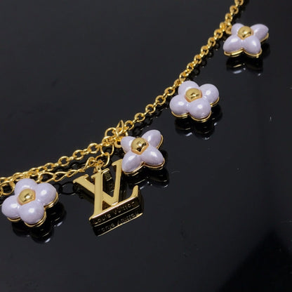 [Bijoux de luxe] Bracelet en or avec logo 6 motifs étoiles et soleil