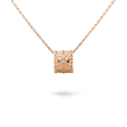 [Luxe Jewelry]PERLEE PEDANT NECKLACE GOLD / ROSE GOLD