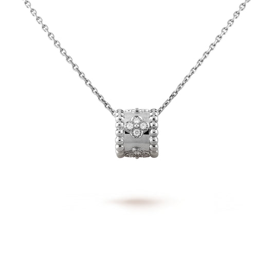 [Luxe Jewelry]PERLEE PEDANT SIVLER DIAMOND NECKLACE