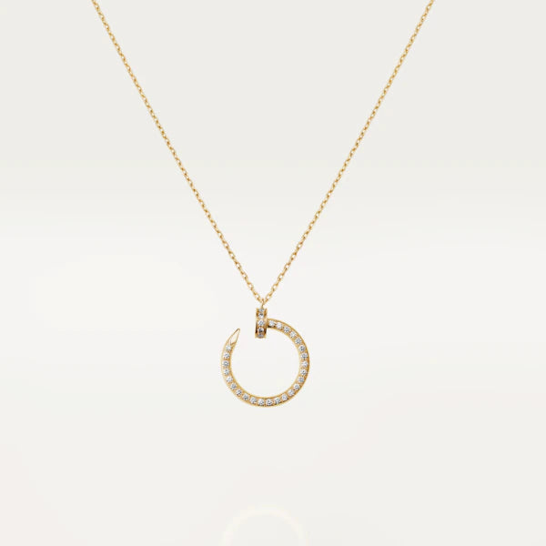 [Bijoux de luxe]Collier JUSTE en or et diamants 