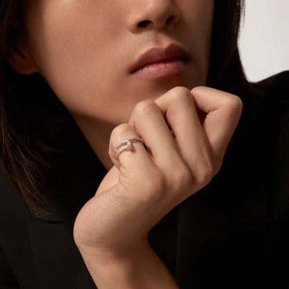 [Luxe Jewelry]JUSTE RING 1.8MM SILVER DIAMONDS