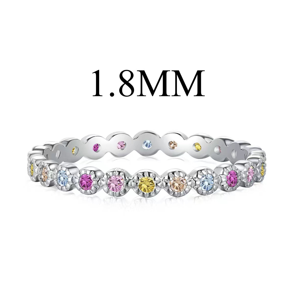 [Luxe Jewelry]Unique Scintillating Round Cut Daily Ring