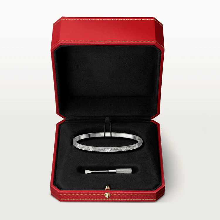 [Luxe Jewelry]LOVE BRACELET 3.65MM DIAMOND-PAVED