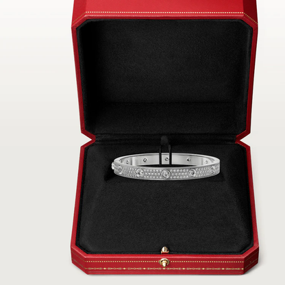 [Luxe Jewelry]LOVE BRACELET 6.1MM DIAMOND-PAVED 10 BIG DIAMONDS