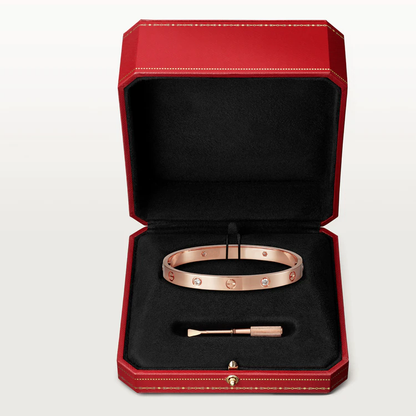 [Luxe Jewelry]LOVE BRACELET 6.1MM 4 DIAMONDS