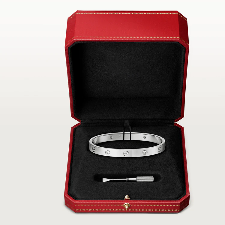 [Luxe Jewelry]LOVE BRACELET 6.1MM 4 DIAMONDS