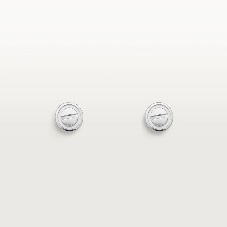 [Luxe Jewelry]LOVE EARRINGS SILVER 10MM