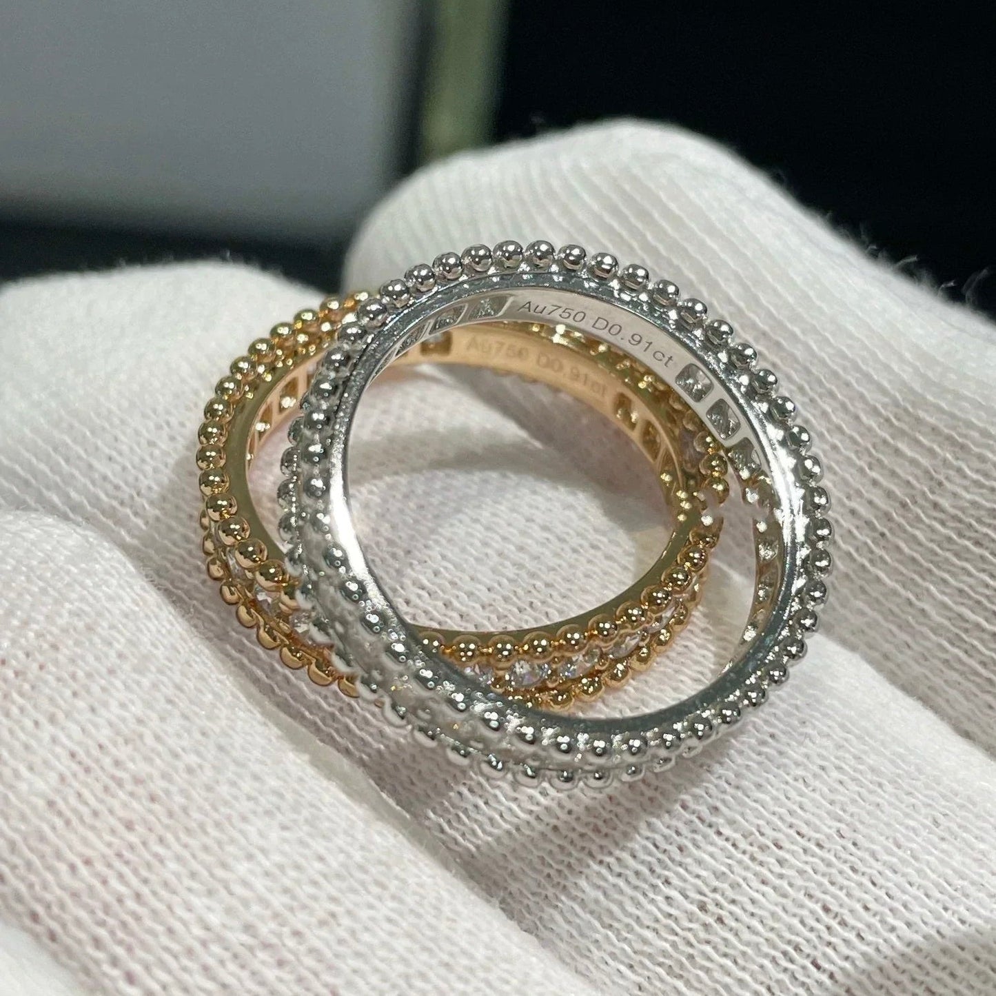 [Luxe Jewelry]PERLEE DIAMOND SILVER RING