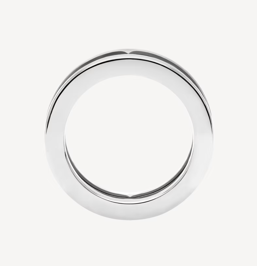 [Luxe Jewelry]ZERO 1 ONE-BAND WITH OPENWORK LOGO SPIRAL RING
