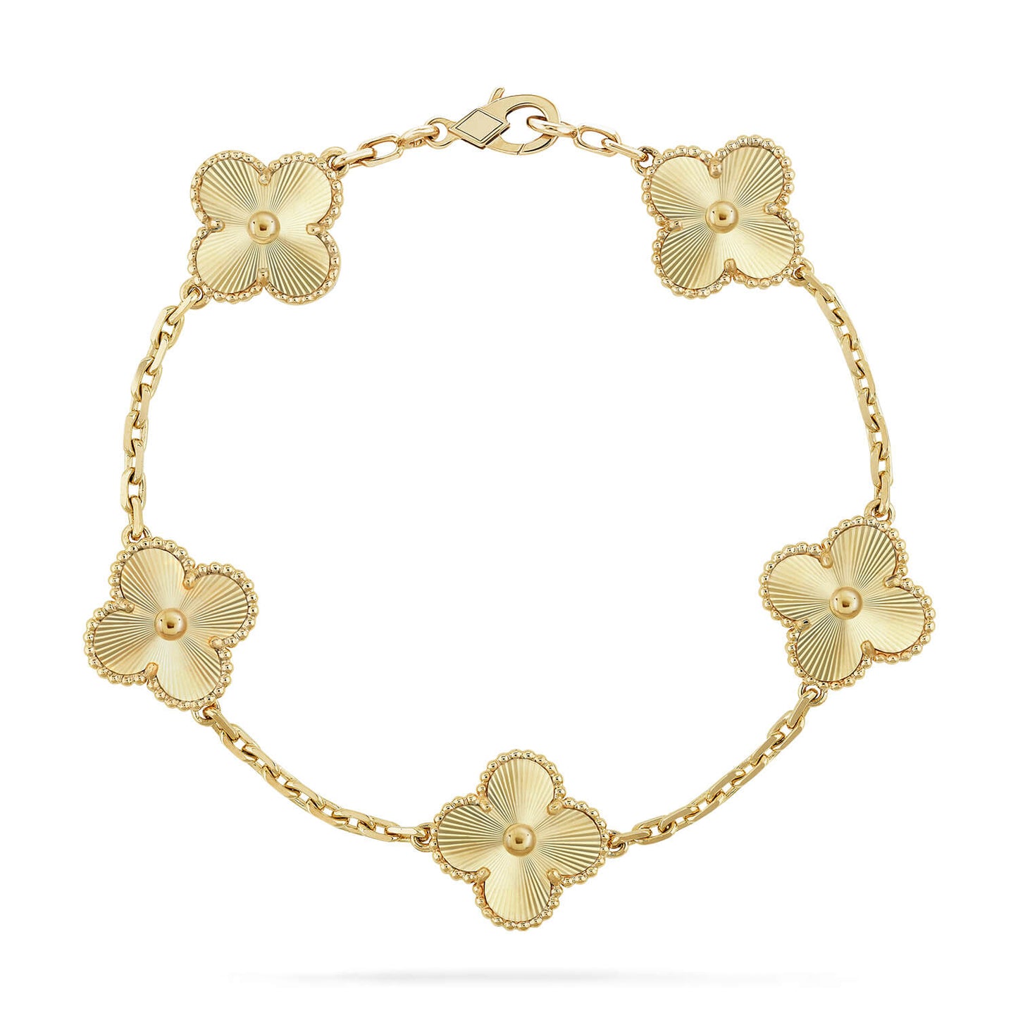 [Luxe Jewelry]CLOVER 5 FLOWERS LASER BRACELET