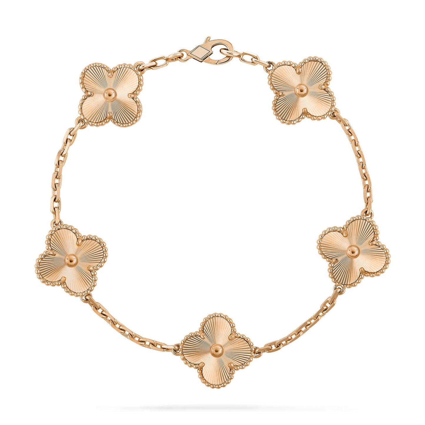 [Luxe Jewelry]CLOVER 5 FLOWERS LASER BRACELET