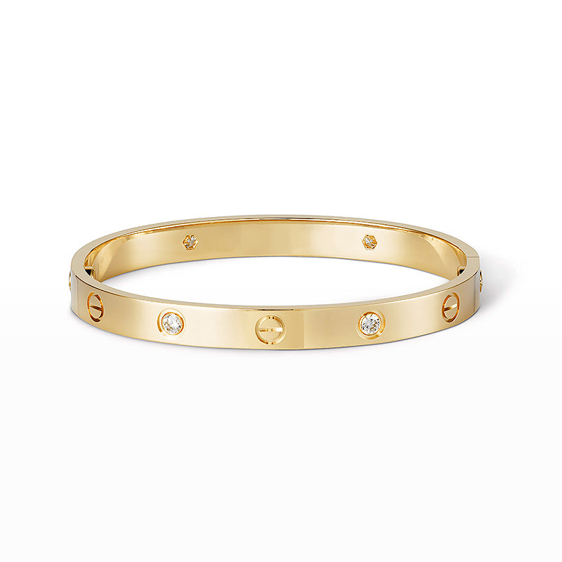 [Luxe Jewelry]LOVE BRACELET 6.1MM 4 DIAMONDS