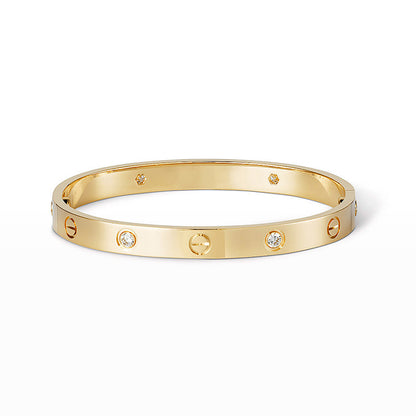 [Luxe Jewelry]LOVE BRACELET 6.1MM 4 DIAMONDS