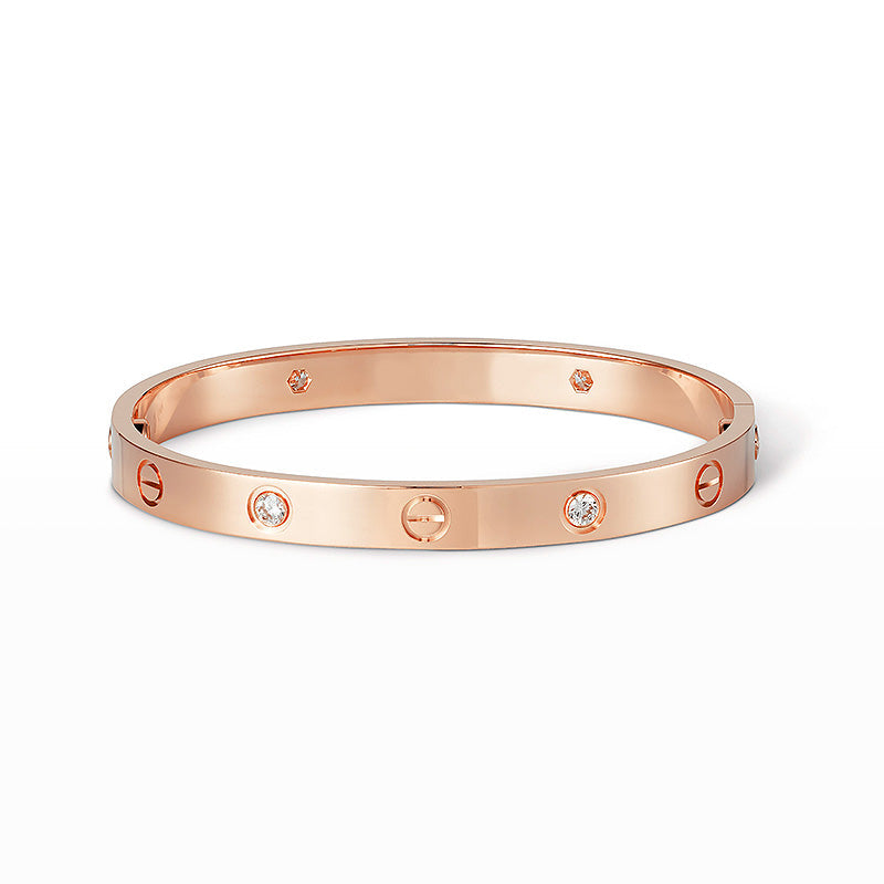 [Luxe Jewelry]LOVE BRACELET 6.1MM 4 DIAMONDS
