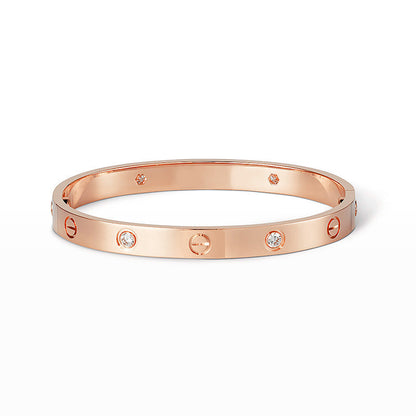 [Luxe Jewelry]LOVE BRACELET 6.1MM 4 DIAMONDS