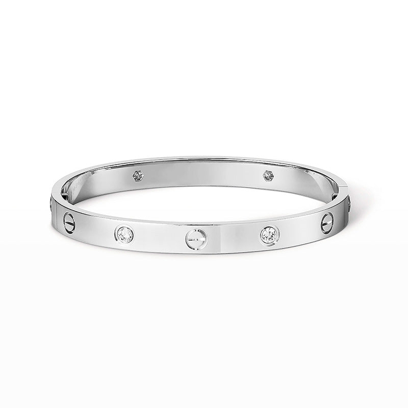 [Luxe Jewelry]LOVE BRACELET 6.1MM 4 DIAMONDS