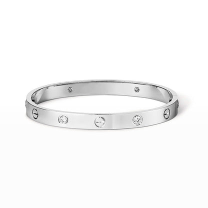 [Luxe Jewelry]LOVE BRACELET 6.1MM 4 DIAMONDS