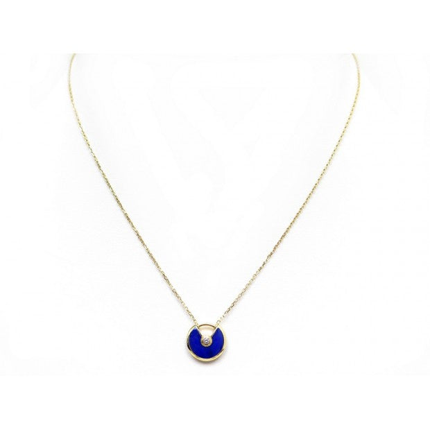 [Luxe Jewelry]AMULETTE ROSE GOLD AGATE NECKLACE