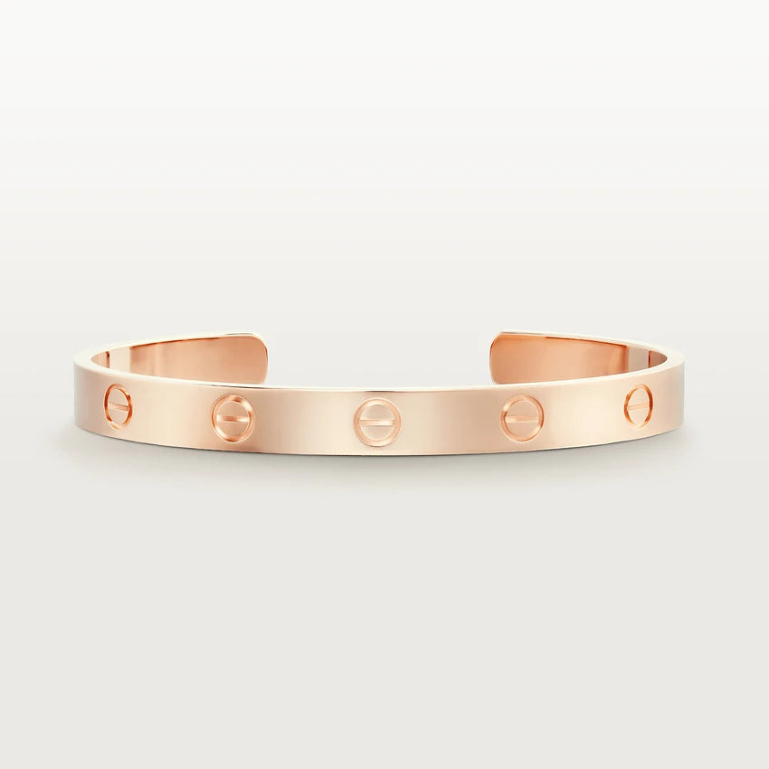 [Bijoux de luxe] Bracelet Love 6,1 mm avec manchette ouverte 
