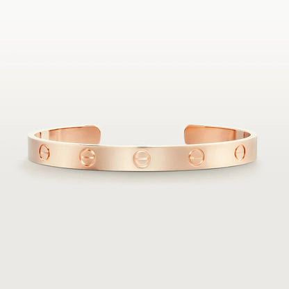 [Bijoux de luxe] Bracelet Love 6,1 mm avec manchette ouverte 