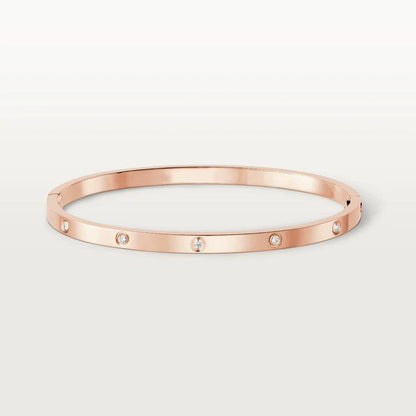 [Luxe Jewelry]LOVE BRACELET 3.65MM 10 DIAMONDS