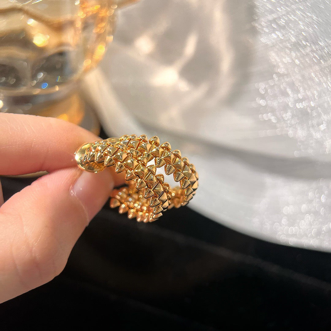 [Bijoux de luxe] Petites boucles d'oreilles créoles CLASH