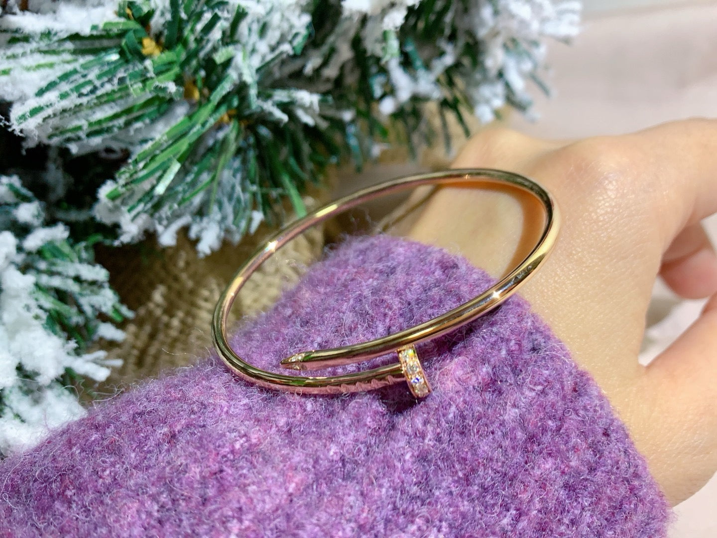 [Luxe Jewelry]JUSTE BRACELET 2.5MM DIAMONDS