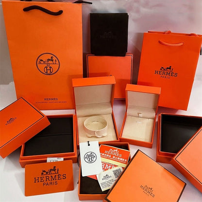 [Bijoux de luxe] HM Bracelet Collier Bague Coffret Sac Cadeau