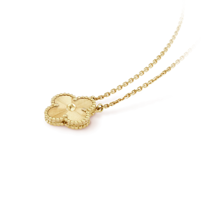 [Bijoux de luxe]Collier laser Clover 15 mm