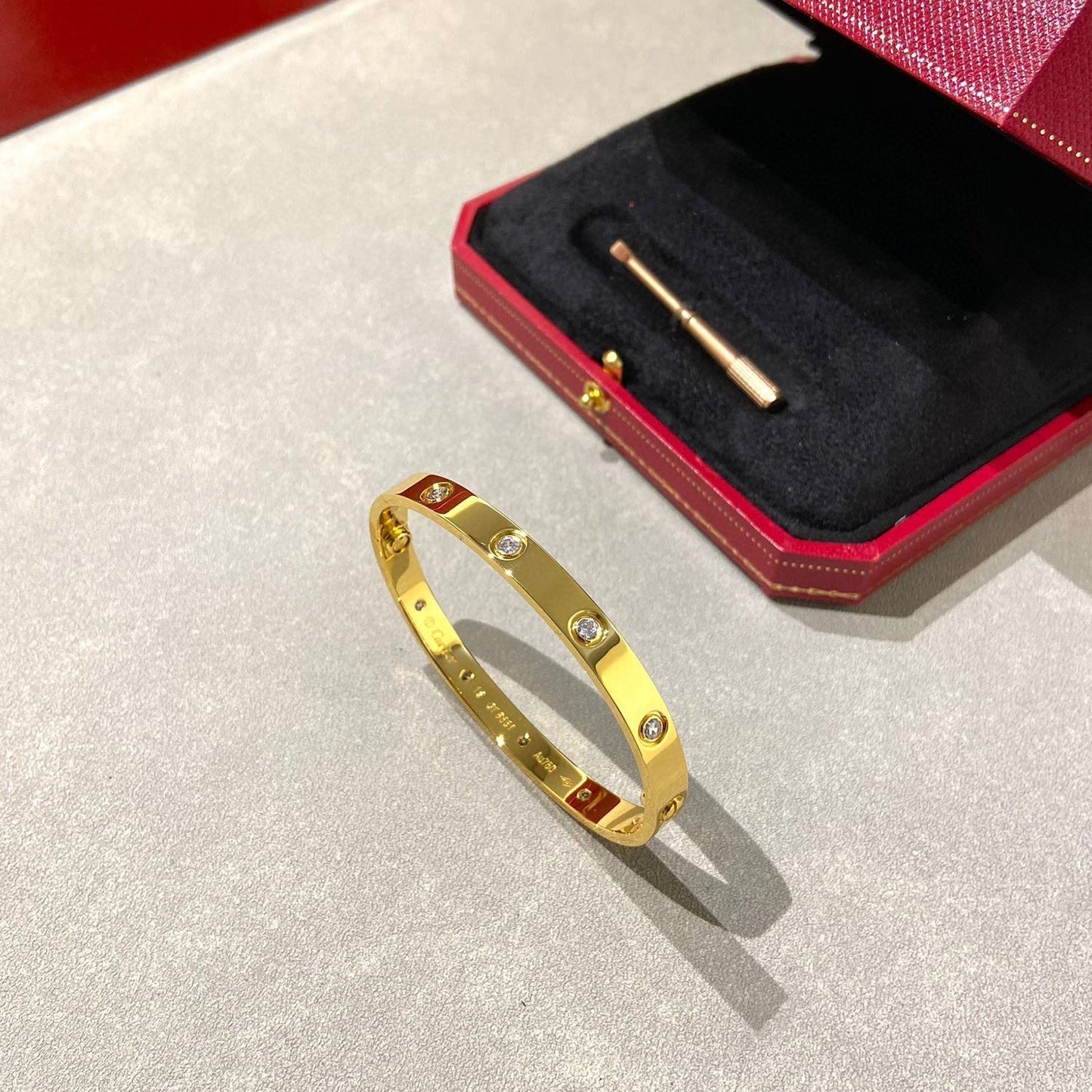 [Luxe Jewelry]LOVE BRACELET 6.1MM 10 DIAMONDS