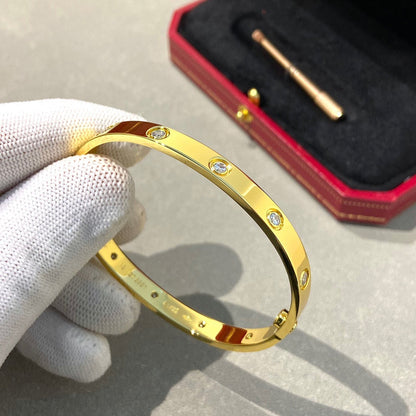 [Luxe Jewelry]LOVE BRACELET 6.1MM 10 DIAMONDS