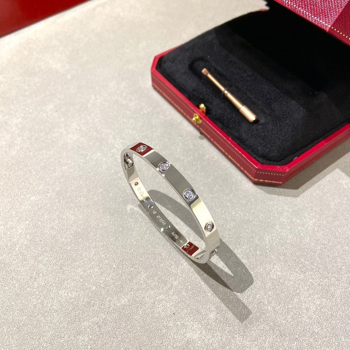 [Luxe Jewelry]LOVE BRACELET 6.1MM 10 DIAMONDS
