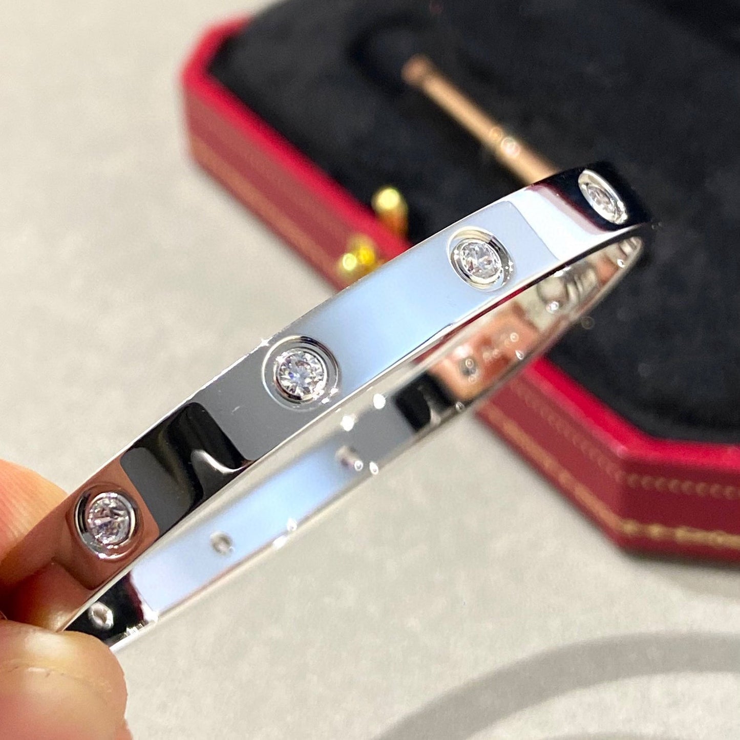 [Luxe Jewelry]LOVE BRACELET 6.1MM 10 DIAMONDS