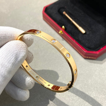 [Luxe Jewelry]LOVE BRACELET 6.1MM 10 DIAMONDS