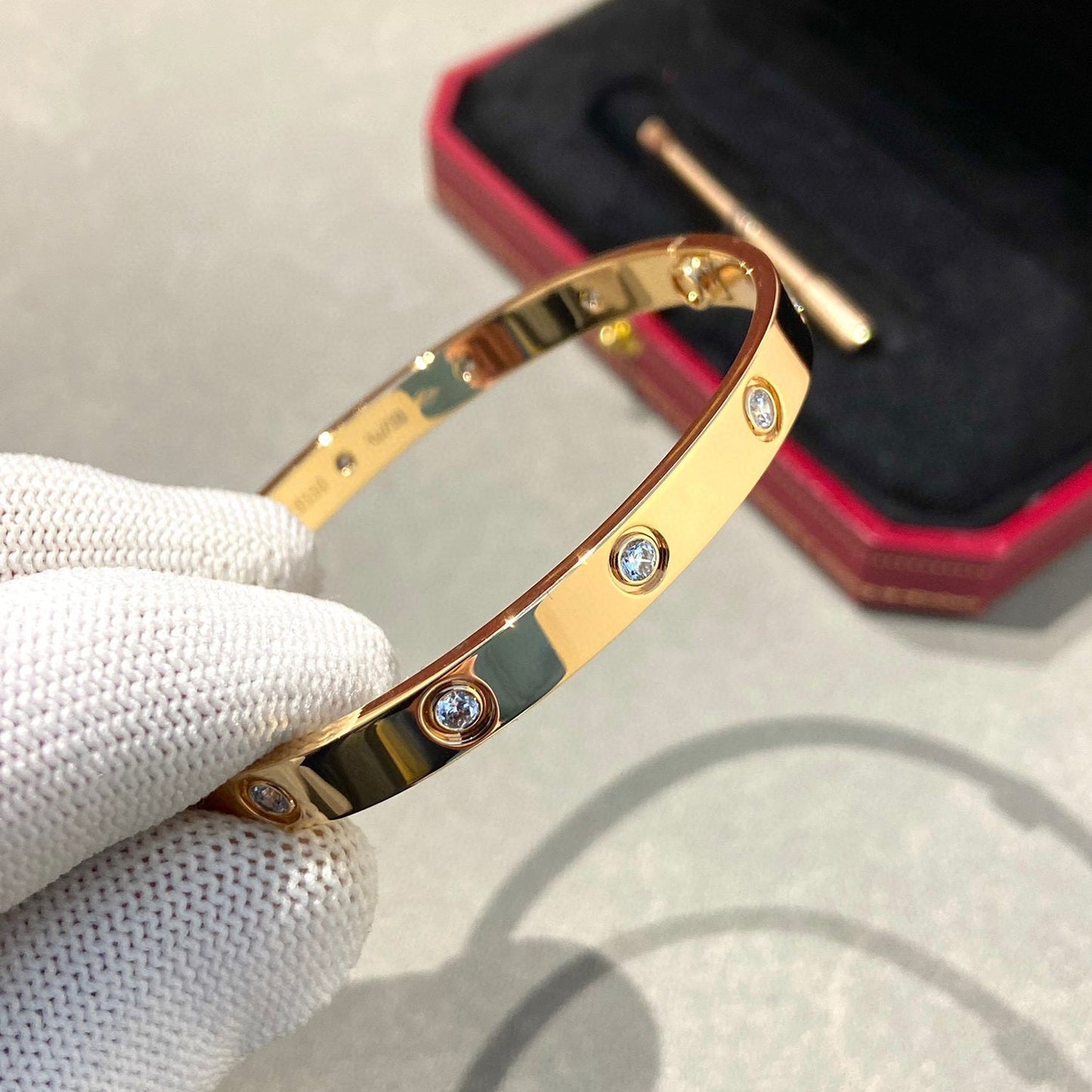 [Luxe Jewelry]LOVE BRACELET 6.1MM 10 DIAMONDS